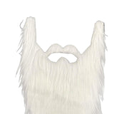 Maxbell Long Beard Costume Adult Kids Dwarf Gnome Beard for Festive Party Supplies White