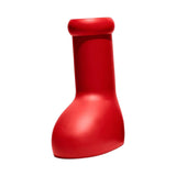 Maxbell Rain Boots Lightweight Big and Round Toe Shoes for Party Outdoor Holidays Red Adult 42-46