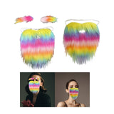 Maxbell Funny Costume Beard Decorative Creative Mustaches for Prom Fancy Dress Party With Eyebrow