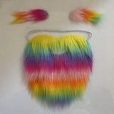 Maxbell Funny Costume Beard Decorative Creative Mustaches for Prom Fancy Dress Party With Eyebrow