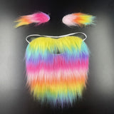 Maxbell Funny Costume Beard Decorative Creative Mustaches for Prom Fancy Dress Party With Eyebrow