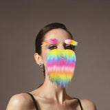 Maxbell Funny Costume Beard Decorative Creative Mustaches for Prom Fancy Dress Party With Eyebrow