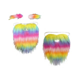 Maxbell Funny Costume Beard Decorative Creative Mustaches for Prom Fancy Dress Party With Eyebrow