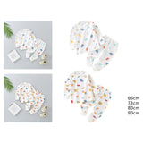 Maxbell Kids Pajama Set Pajama Suit Nightdress Breathable for Infant Unisex Elephant Height 66cm