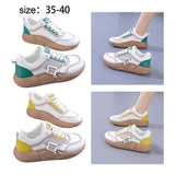 Maxbell Women Casual Sneakers Nonslip Fashion Breathable for Running Hiking Female Green 35