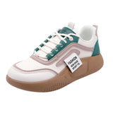 Maxbell Women Casual Sneakers Nonslip Fashion Breathable for Running Hiking Female Green 35