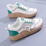 Maxbell Women Casual Sneakers Nonslip Fashion Breathable for Running Hiking Female Green 35