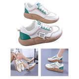 Maxbell Women Casual Sneakers Nonslip Fashion Breathable for Running Hiking Female Green 38