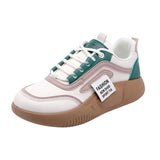 Maxbell Women Casual Sneakers Nonslip Fashion Breathable for Running Hiking Female Green 40