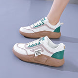 Maxbell Women Casual Sneakers Nonslip Fashion Breathable for Running Hiking Female Green 40