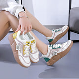 Maxbell Women Casual Sneakers Nonslip Fashion Breathable for Running Hiking Female Yellow 36