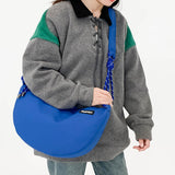 Maxbell Dumpling Bun Handbag Coin Purse Crossbody Bags Shoulder Bag for Shopping Blue