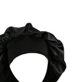 Maxbell Girls Hair Bonnet Portable Reusable for Cooking Shower Household Cleaning Black