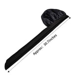 Maxbell Girls Hair Bonnet Portable Reusable for Cooking Shower Household Cleaning Black