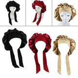 Maxbell Girls Hair Bonnet Portable Reusable for Cooking Shower Household Cleaning Black