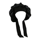 Maxbell Girls Hair Bonnet Portable Reusable for Cooking Shower Household Cleaning Black