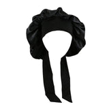 Maxbell Girls Hair Bonnet Portable Reusable for Cooking Shower Household Cleaning Black