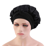 Maxbell Girls Hair Bonnet Portable Reusable for Cooking Shower Household Cleaning Black