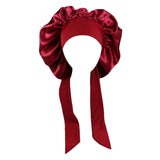 Maxbell Girls Hair Bonnet Portable Reusable for Cooking Shower Household Cleaning Red