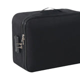 Maxbell Document Organizer with Zipper Storage Pouch for Office Travel  Black