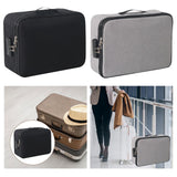 Maxbell Document Organizer with Zipper Storage Pouch for Office Travel  Black