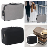 Maxbell Document Organizer with Zipper Storage Pouch for Office Travel  Black