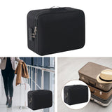 Maxbell Document Organizer with Zipper Storage Pouch for Office Travel  Black