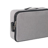 Maxbell Document Organizer with Zipper Storage Pouch for Office Travel  Gray