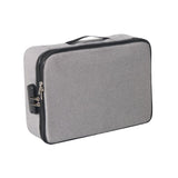 Maxbell Document Organizer with Zipper Storage Pouch for Office Travel  Gray