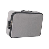 Maxbell Document Organizer with Zipper Storage Pouch for Office Travel  Gray