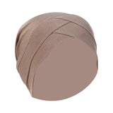 Maxbell Muslim Indian Turban Hat Head Cover Scarf Head Wrap Stretch Bandana Khaki