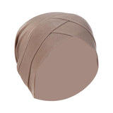 Maxbell Muslim Indian Turban Hat Head Cover Scarf Head Wrap Stretch Bandana Khaki