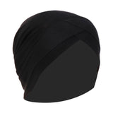 Maxbell Muslim Indian Turban Hat Head Cover Scarf Head Wrap Stretch Bandana Black