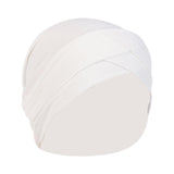 Maxbell Muslim Indian Turban Hat Head Cover Scarf Head Wrap Stretch Bandana White