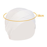 Maxbell Muslim Indian Turban Hat Head Cover Scarf Head Wrap Stretch Bandana White