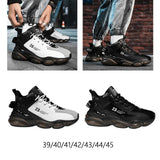 Maxbell Fashion Men's Athletic Sneakers Walking Shoes for Outdoor Jogging Sports 39 White