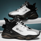 Maxbell Fashion Men's Athletic Sneakers Walking Shoes for Outdoor Jogging Sports 42 White