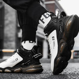 Maxbell Fashion Men's Athletic Sneakers Walking Shoes for Outdoor Jogging Sports 43 White