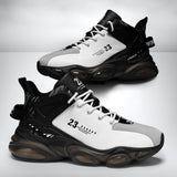 Maxbell Fashion Men's Athletic Sneakers Walking Shoes for Outdoor Jogging Sports 45 White