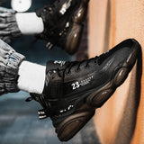Maxbell Fashion Men's Athletic Sneakers Walking Shoes for Outdoor Jogging Sports 39 Black