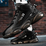 Maxbell Fashion Men's Athletic Sneakers Walking Shoes for Outdoor Jogging Sports 41 Black