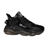 Maxbell Fashion Men's Athletic Sneakers Walking Shoes for Outdoor Jogging Sports 44 Black