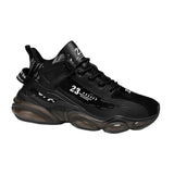Maxbell Fashion Men's Athletic Sneakers Walking Shoes for Outdoor Jogging Sports 45 Black