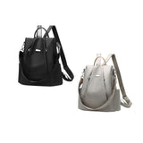 Maxbell Women Ladies Anti Theft Backpack Shoulder Bag Casual Rucksack Waterproof Black