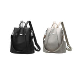 Maxbell Women Ladies Anti Theft Backpack Shoulder Bag Casual Rucksack Waterproof Black