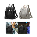 Maxbell Women Ladies Anti Theft Backpack Shoulder Bag Casual Rucksack Waterproof Black