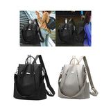 Maxbell Women Ladies Anti Theft Backpack Shoulder Bag Casual Rucksack Waterproof Black