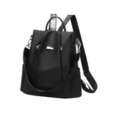Maxbell Women Ladies Anti Theft Backpack Shoulder Bag Casual Rucksack Waterproof Black