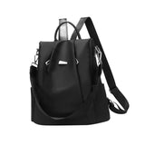 Maxbell Women Ladies Anti Theft Backpack Shoulder Bag Casual Rucksack Waterproof Black