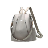Maxbell Women Ladies Anti Theft Backpack Shoulder Bag Casual Rucksack Waterproof Gray